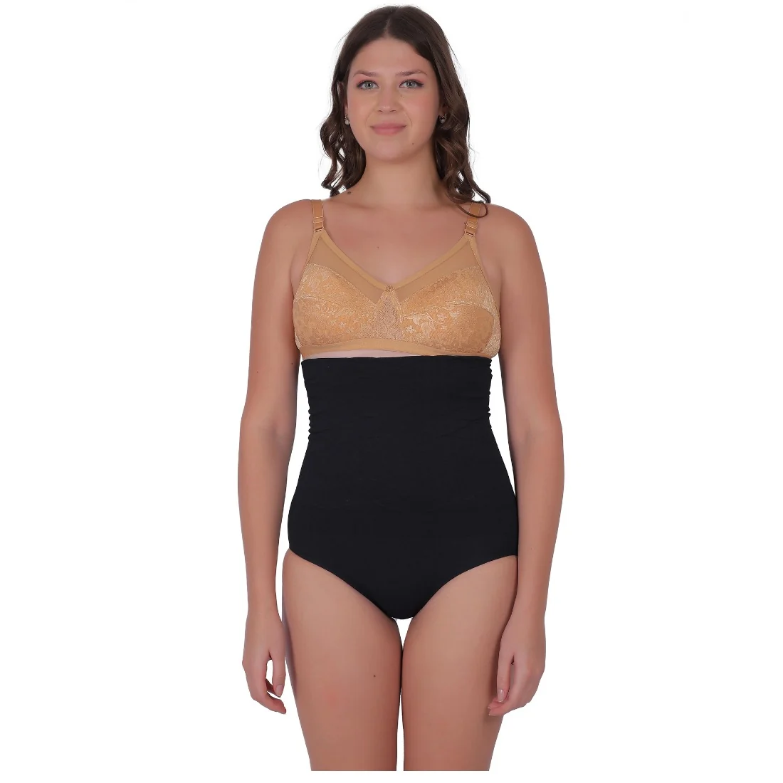 SculptEra Tummy Tucker Panties shapewear in nude — front view