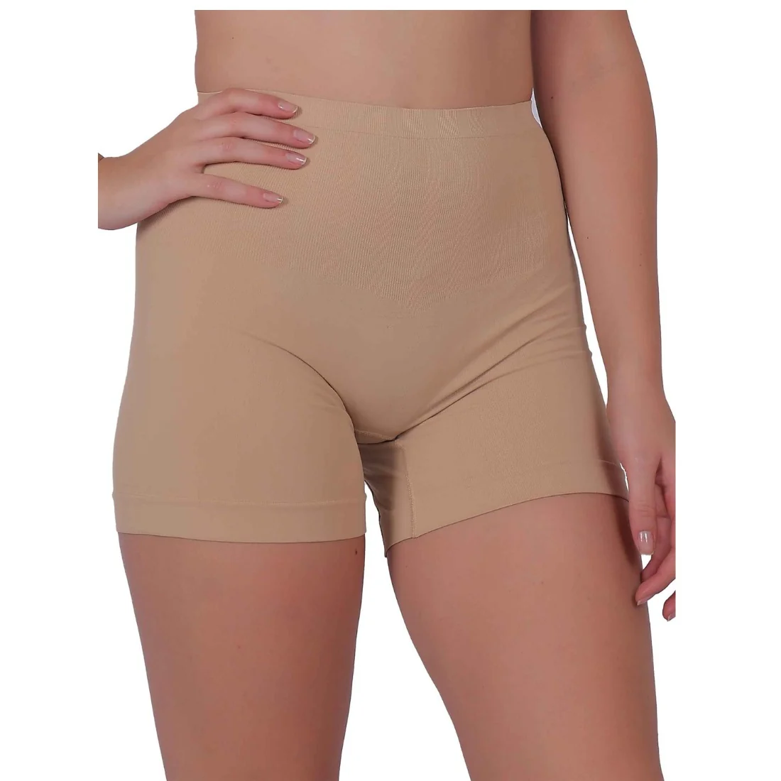 SculptEra Tummy Tucker Boxer Essential, Short shapewear in nude — front view